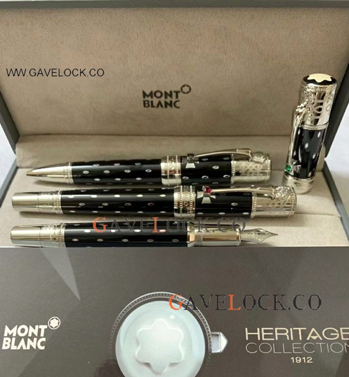 Hot Sale Replica Mont blanc Elizabeth Pens Silver Clip